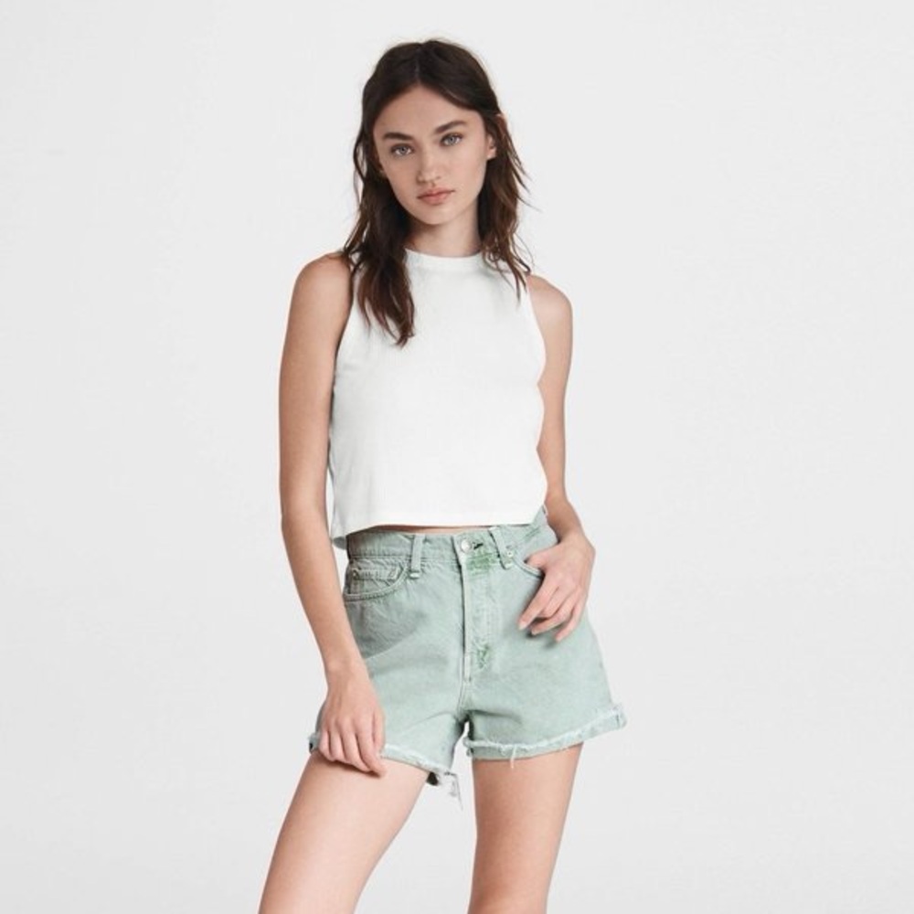 rag & bone Maya High Rise Shorty Shorts